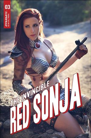 Invincible Red Sonja issue 3-E Cosplay Photo Cover