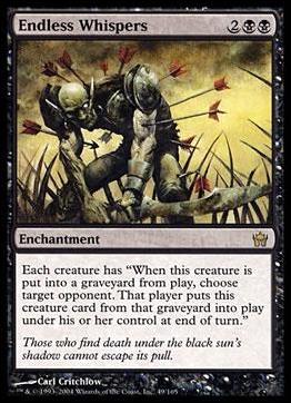 Magic the Gathering: Fifth Dawn (Base Set) card 49 Endless Whispers