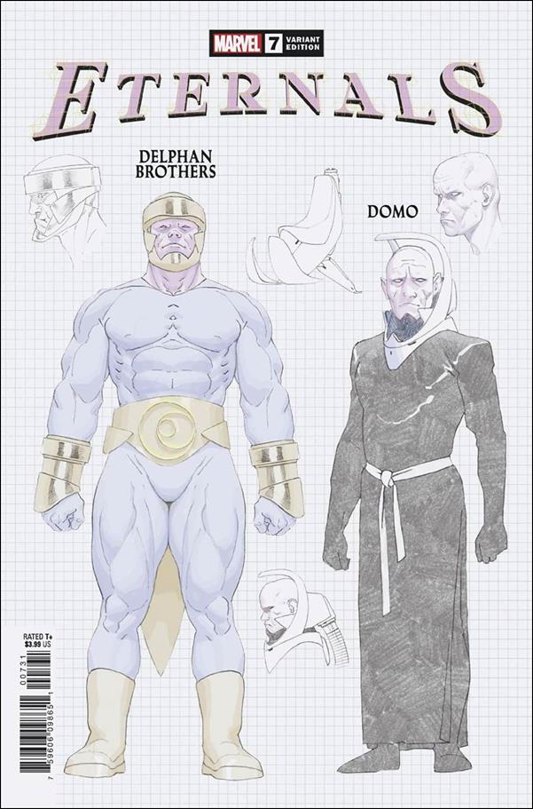 Eternals (2021) issue 7-F Esad Ribic 1:10 Design Cover