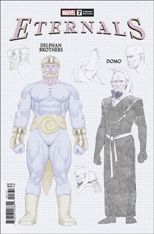 Eternals (2021) issue 7-F Esad Ribic 1:10 Design Cover