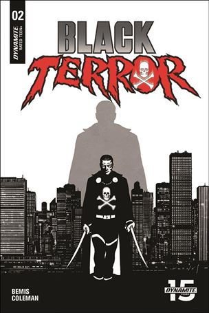 Black Terror (2019) issue 2-F Jorge Fornes 1:20 Black & White Cover