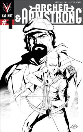 Archer & Armstrong (2012) issue 1-F Clayton Henry Sketch Cover (3rd Printing)