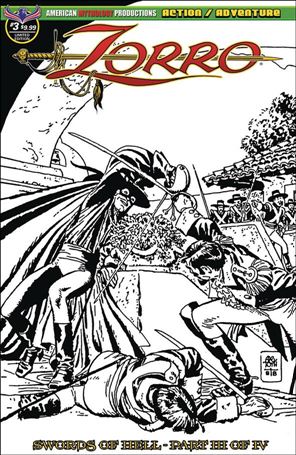 Zorro: Swords of Hell issue 3-C Alex Toth Cover 1/450