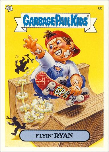 Garbage Pail Kids All-New Series 2 (Base Set)   card 8b Flyin' Ryan