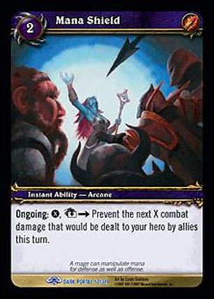 World of Warcraft: Through the Dark Portal (Base Set) card 52 Mana Shield