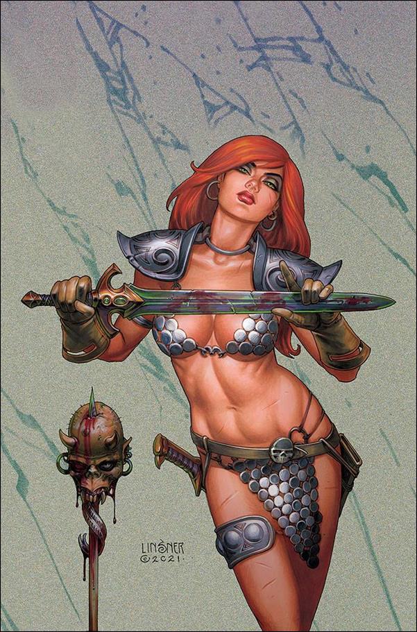 Invincible Red Sonja issue 3-S Joseph Michael Linsner Virgin Cover