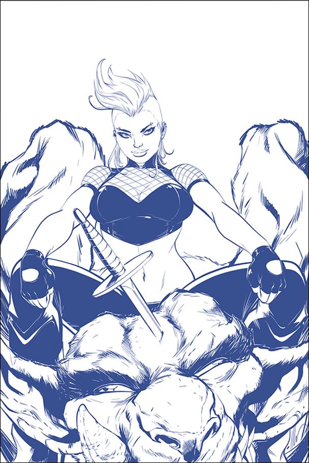 Chastity (2019) issue 2-H Ale Garza 1:21 Blue & White Virgin Cover