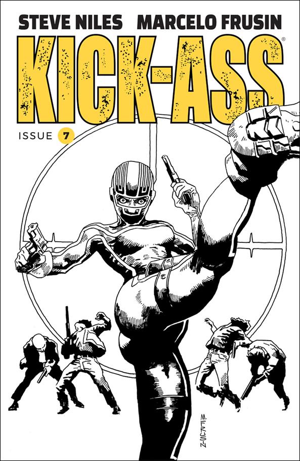 Kick-Ass (2018) issue 7-B Marcelo Frusin Black & White Cover