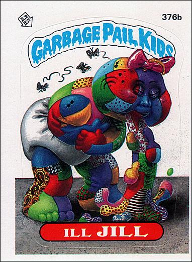 Garbage Pail Kids: Series 09 (Base Set) card 376b Ill Jill