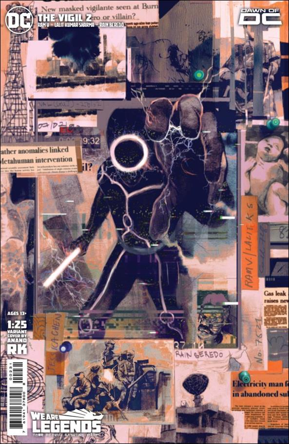 Vigil issue 2-C Anand Rk 1:25 Cardstock Cover