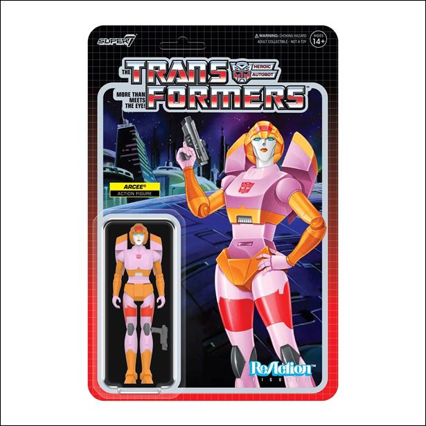 ReAction: Transformers figure 56 Arcee (Pink and Orange)