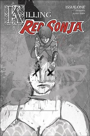 Killing Red Sonja issue 1-E Christian Ward 1:10 Greyscale Cover