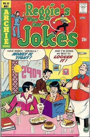 Reggie's Wise Guy Jokes issue 33