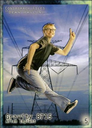 Conspiracy Files of Dean Haglund (Base Set) card 5 Gravity 8715 Alien Implant