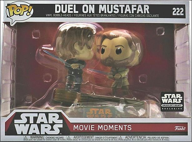 POP! Star Wars figure '222' Duel on Mustafar Smuggler's Bounty