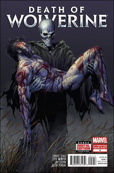 Death of Wolverine issue 4-H Steve McNiven Cover (2nd Printing)