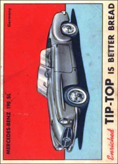 Sports Cars (1954) (Base Set) card 17 Mercedes-Benz 190 SL