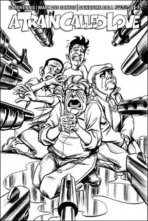 Train Called Love issue 7-B 1:10 Black & White Cover