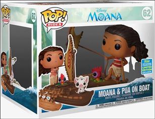 POP! Rides figure 62-B Moana & Pua on Boat Summer Convention