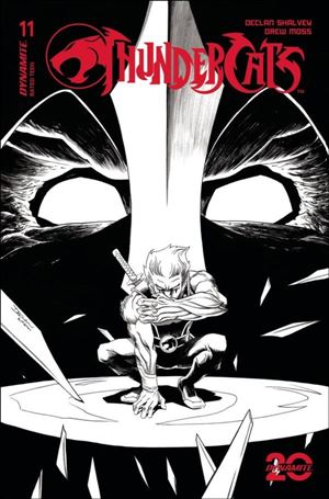 Thundercats (2024) issue 11-P Declan Shalvey B&W 1:10 Cardstock Cover