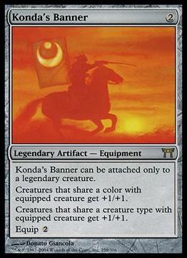 Magic the Gathering: Champions of Kamigawa (Base Set) card 259 Konda's Banner