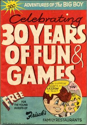 Adventures of the Big Boy issue 360 Frisch's Cover
