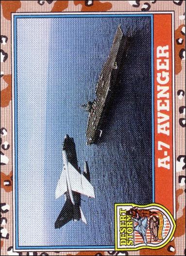 Desert Storm: Series 2 (Base Set) card 112 A-7 Avenger