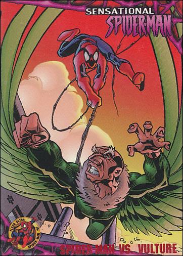 1997 Fleer Ultra Spider-Man (Base Set Red) card 36 Spider-Man Vs. Vulture