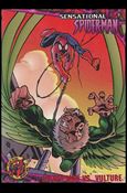 1997 Fleer Ultra Spider-Man (Base Set Red) card 36 Spider-Man Vs. Vulture