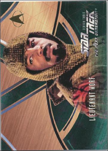 Star Trek: The Next Generation - The Episode Collection Season Three (Base Set) card 230 Lieutenant Worf