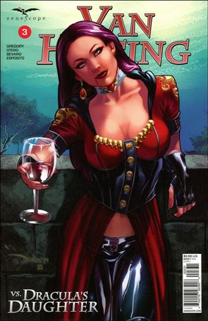 Van Helsing vs. Dracula's Daughter issue 3-C Derlis Santacruz Cover