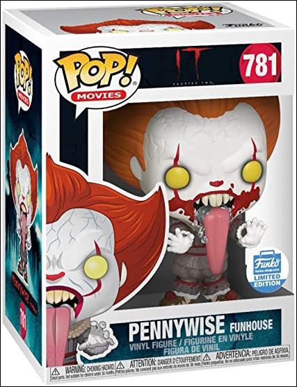 POP! Movies figure 781-B Pennywise Funhouse (Bloody) Funko Shop Exclusive