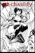 Chastity (2014) issue 2-D Tim Seeley 1:25 Black & White Cover