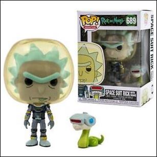 POP! Animation figure 689 Space Suit Rick with snake