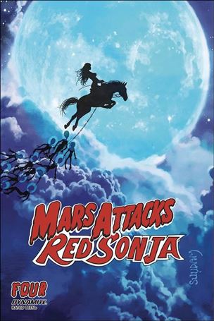 Mars Attacks Red Sonja issue 4 Arthur Suydam Cover