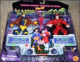 X-Men vs Street Fighter figure 1 Cyclops vs M. Bison