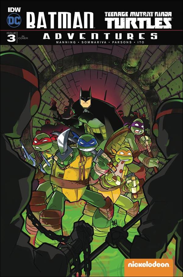 Batman/Teenage Mutant Ninja Turtles Adventures issue 3-C Ben Harvey 1:10 Cover