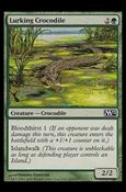 Magic the Gathering: 2012 Core Set (Base Set) card 184 Lurking Crocodile