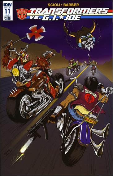 Transformers vs G.I. Joe issue 11-B Tom Neely Subscription Cover