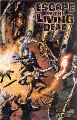 Escape of the Living Dead issue 4-F Wraparound Cover
