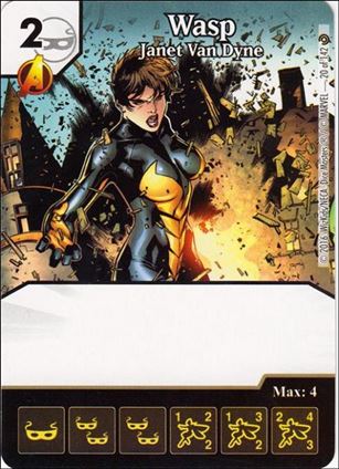 Marvel Dice Masters Civil War card 20 Wasp: Janet Van Dyne