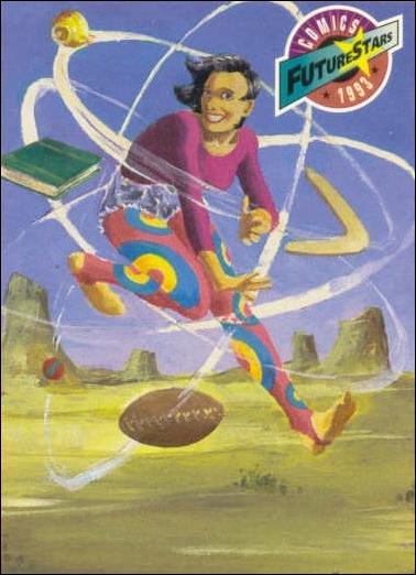 Comics FutureStars (Base Set) card 4 Hackisack