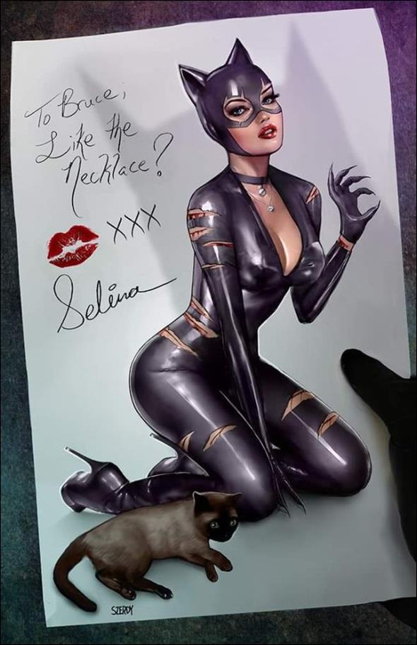 Catwoman (2018) issue 47-H Nathan Szerdy Shared Retailer Letter Virgin Cover