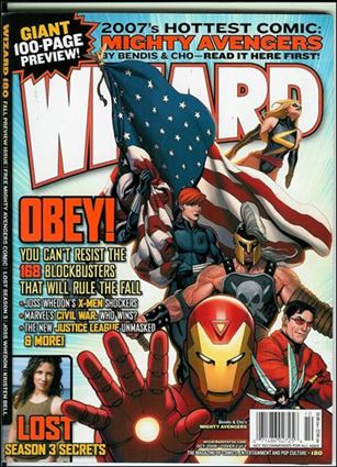 Wizard: The Magazine of Comics, Entertainment and Pop Culture issue 180-B Frank Cho Avengers Cover