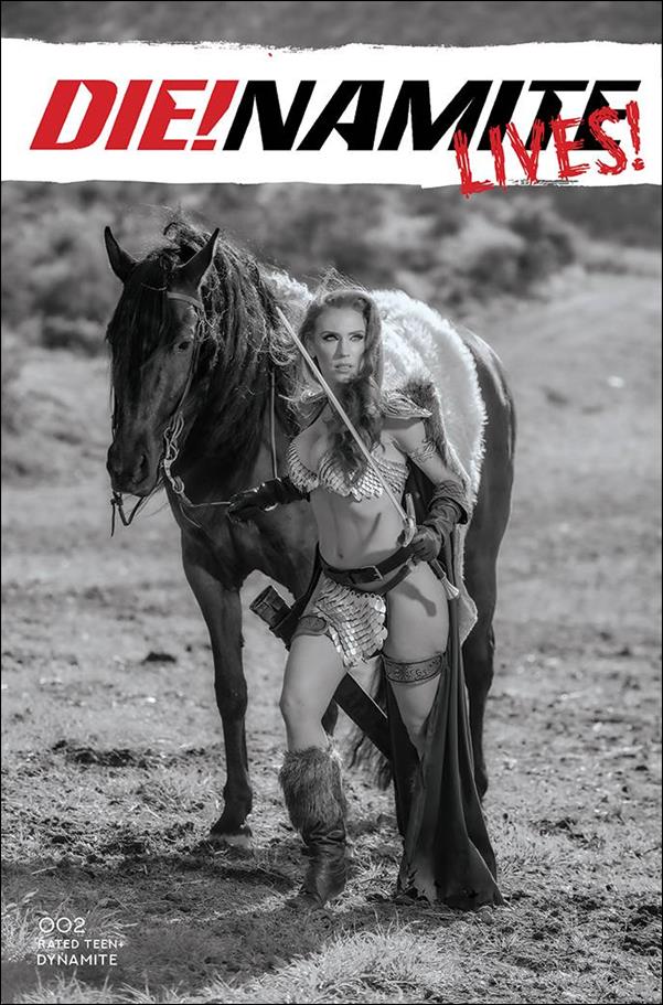 Die!namite Lives! issue 2-N 1:30 Black & White Cosplay Photo Cover