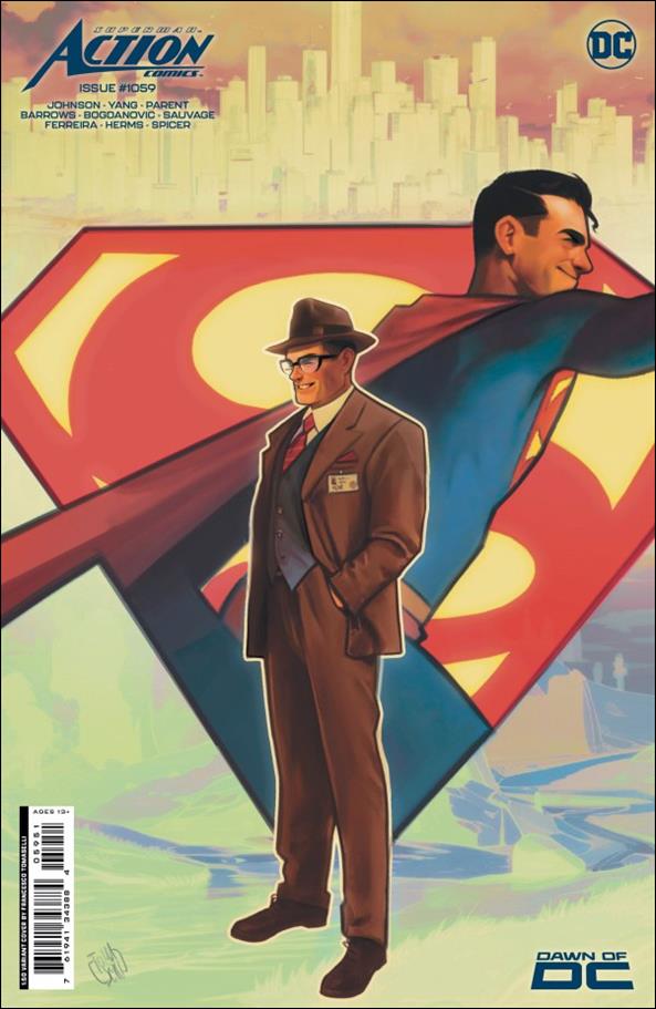 Action Comics (1938) issue 1059-F Francesco Tomaselli 1:50 Cardstock Cover