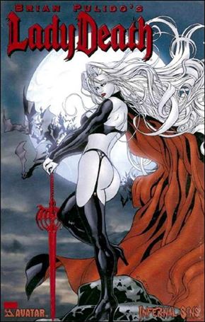 Brian Pulido's Lady Death: Infernal Sins issue 1-I Red Foil Cover with COA 1/1000