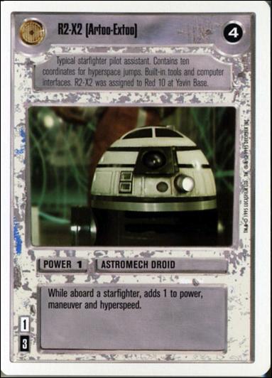 Star Wars: Premiere Unlimited (Base Set) card 178 R2-X2 (Artoo-Extoo)