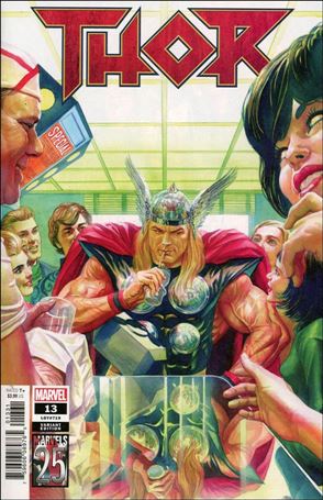 Thor (2018) issue 13-C Alex Ross Marvels 25th Tribute Cover
