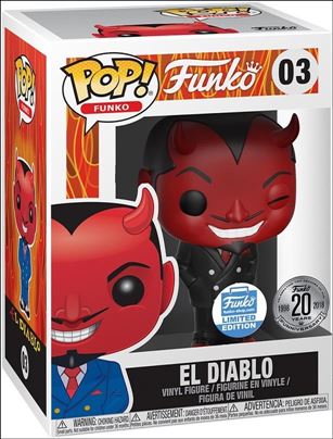 POP! Funko - Fantastik Plastik figure 3-C El Diablo (Black Suit) Funko Shop Exclusive